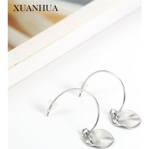 XUANHUA Charm Drop Earrings For Women Stainless Steel Jewelry Accessories Summer Woman Vogue 2019 Bohemian Free Shipping