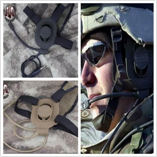 Z Tactical Military Airsoft Paintball Hunting Sniper Bowman Elite II Headset Z 027 Fit All PTT Plug BLACK/DE free ship