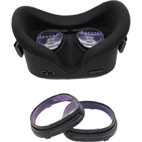 1Pair Anti-blue Light Lenses forOculus Rift S VR Headset Magnetic Eyeglass Frame Clip Lens Protection for oculus quest Accessory