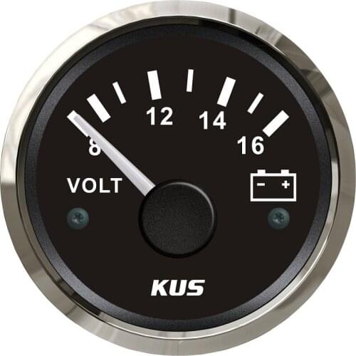NEW 1pc voltage meters,voltmeters 12v / 8-16v fit for boat,auto tuning