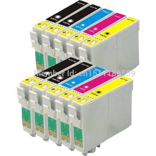 10x T1295 XL Ink cartridge for Stylus SX525WD SX535WD SX235W SX425W SX440W SX445W BX525WD BX535WD Printer