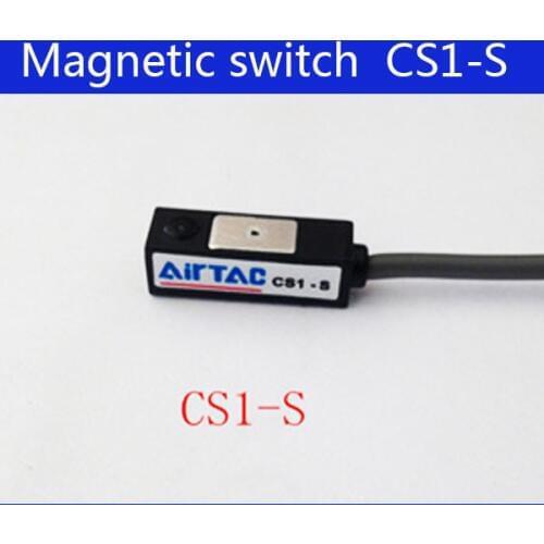 2pcs CS1-S Red LED Pneumatic Cylinder Magnetic Sensor Reed Switch ,DC AC 5V - 120V