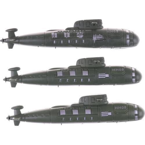 2pcs/lot The Toy Submarine Model, Sand Scene Model Toy Ornaments World War II War Military Submarine