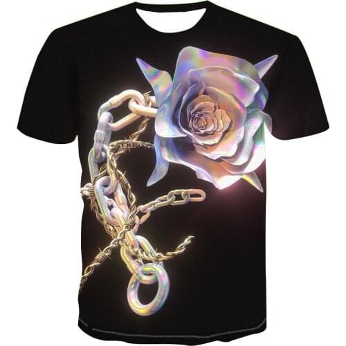 2020 3D Printing New Trend Crystal Necklace/Geometric Creative Personality Design Art Simple Color and Cool Street Casual Style