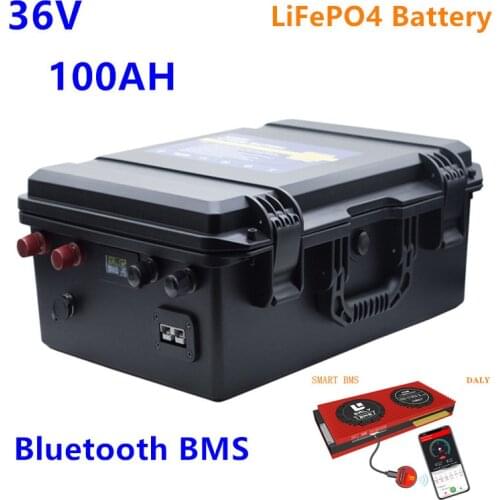 36v Lifepo4 battery 100ah 36v lifepo4 waterproof lithium battery pack 36v 100ah battery for boat propeller/motor,solar energy