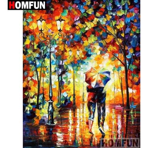 HOMFUN 5D DIY Diamond Painting Full Square/Round Drill "Cartoon back" 3D Embroidery Cross Stitch gift Home Decor A01659