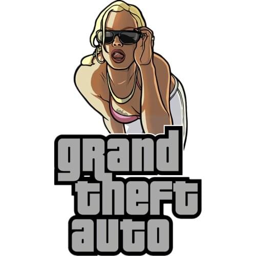 RuleMylife GTA Grand Theft Auto SAN ANDREAS Logo Vinyl Car Stickers For Bmw 46 Bmw e90 Passat b6 Automobile Car Accessories