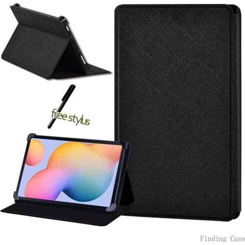 Tablet Case for Samsung Galaxy Tab S 2/3/4/5/6/7 Universal Flip Stand Slim PU Leather Cover Case + Free Pen
