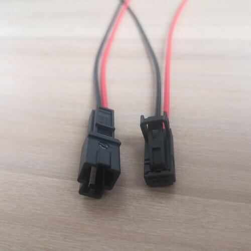 2 Pin Female Male Door Lamp Interior LED Light Plug Speaker Connector Wire Cable For Audi VW Skoda 4B0 971 832 4E0 972 575