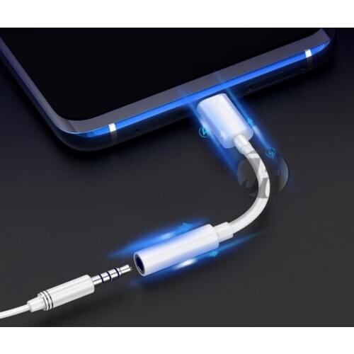 Type C To 3.5 mm Headphones Audio USB C Cable Type-C Jack To 3.5mm Connector Adapter for Xiaomi Mi6 Letv 2 Pro 2 Max2 huawei