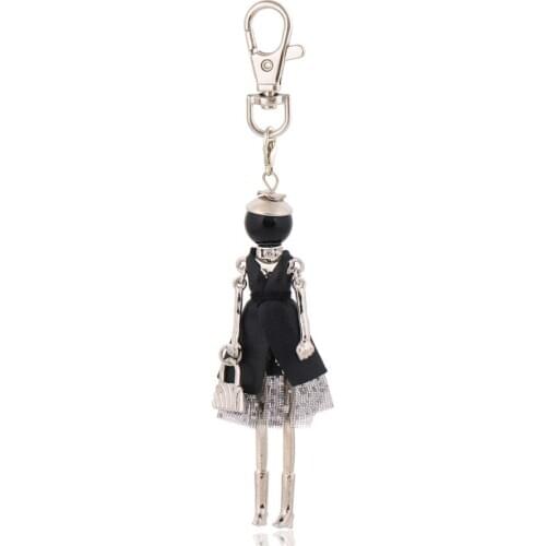 Statement Fashion Key Chain Bag Pendant Charm Female Keychain Handmade Women Cute Jewelry Lovely Gift