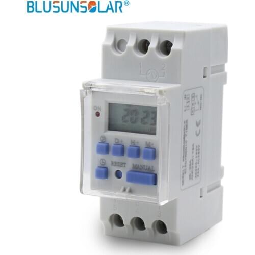 Multifunctional weekly programmable electronic timer AC180V-264V 50/60HZ LCD display on/auto/off disconnct switch