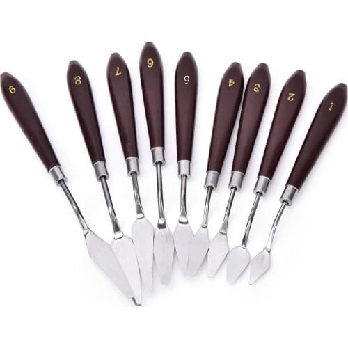 1Pc Mixed Stainless Steel Palette Scraper Set Spatula Knives For Artist Oil Painting Tools Painting Knife Blade