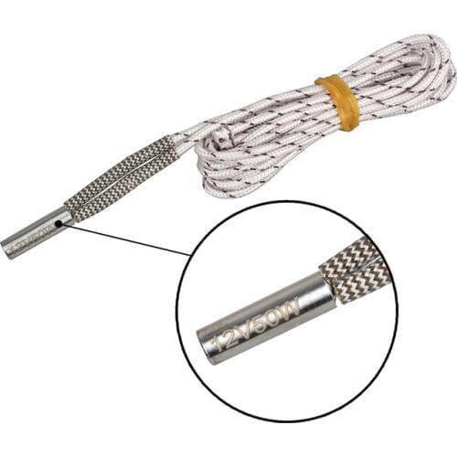 5pcs 3D Printer Heating Tube 6*20mm 12V 24V 50W High temperature line 1M 2M for Reprap&Mendel For V6 J-head Extruder Heating rod