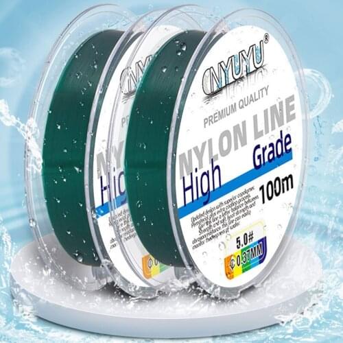 Nylon Fishing Fluorocarbon 100mLine Red Thread Monofilament For Recreation Accessories Multiple Colour Various Specifications