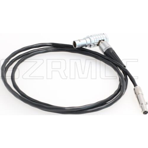Right Angle 0B 2 Pin Male to 3 Pin Female Power Cable for ARRI Camera to Odyssey 7Q 7Q+ 7 Monitor