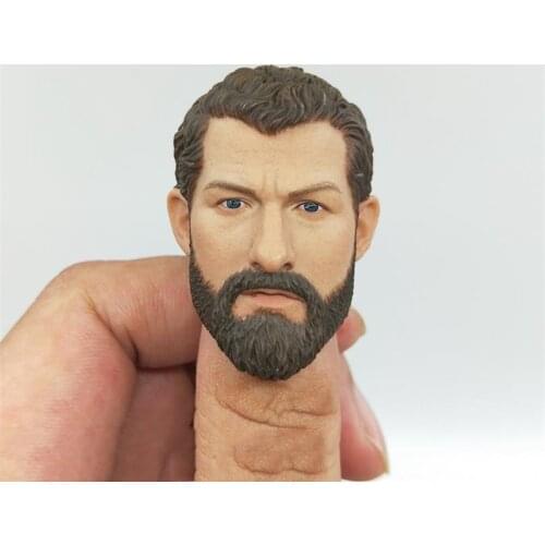 Scale 1/6 EASY&SIMPLE ES 26042R USA Continental Tropical Version Man Male Head Sculpture For Mostly 12inch Doll Soldier