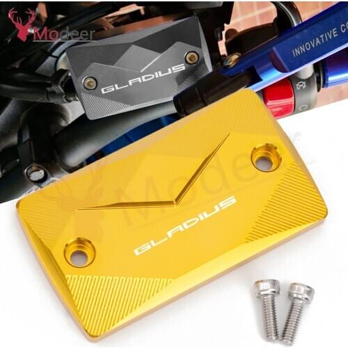With Logo GLADIUS Motorcycle Front Brake Fluid Reservoir Cover Cap For Suzuki SFV 650 SFV650 GLADIUS 2009-2016 2017 2018 2019
