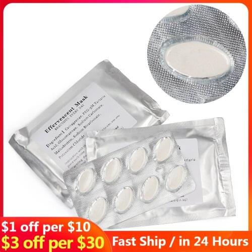 32Pcs DIY Facial Fruit Vegetable Maker Automatic Mask Machine Use Effervescent Collagen Tablets Anti Aging Wrinkle Hydrating