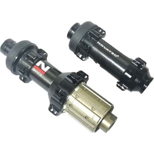 Light Novatec D411CB-CL D412CB-CL Center Lock Carbon Alloy Disc Hubs Straight Pull 24 Holes HG Freehub QR or TA 135mm or 142mm