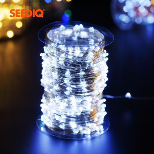 Led Fairy Lights AC85V-265V Warm White Cold White With Plug Led String Lights Ball Decorative Outdoor Indoor Garland Light