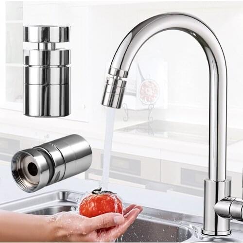 2 Modes Universal Anti Splash Filter Movable Swivel Faucet Aerator Kitchen Tap Water Saving Brass Sprayer Head Nozzle Bathroom