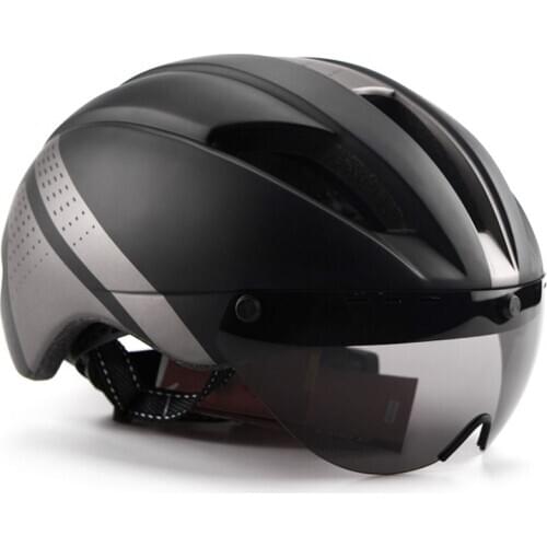 Bicycle TT Aero helmet Cycling helmet road MTB mountain integral triathlon bike helmet men race Airo Time-Trial TT Bike helmet