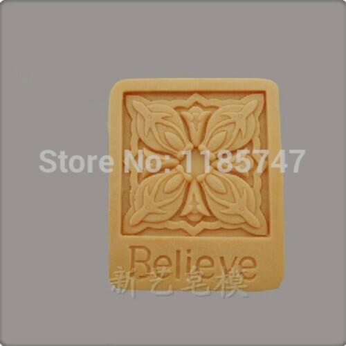 Believe Design Soap Mold Handmade Soap Silicone Mold Decorating Gypsum Wax Molds