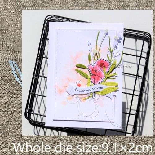 XLDesign Craft Metal Cutting Die stencil mold berries edge decoration scrapbook Album Paper Card Craft Embossing die cuts