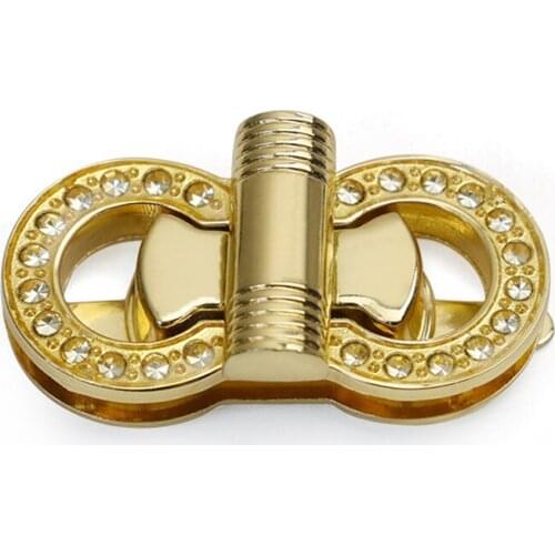 Alloy Clasp Turn Twist Lock For DIY Handbag Craft Shoulder Bag Purse Hardware