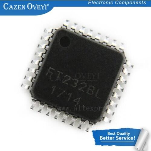 1pcs/lot FT232BL FT232 TQFP-32 IC USB FS SERIAL UART 32-LQFP Best quality In Stock