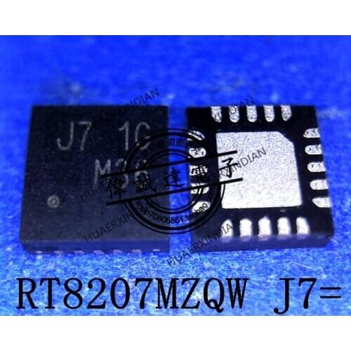 1Pieces New Original RT8207MZQW RT8207M J7 EB J7=EB J7-EB QFN20 In Stock Real Picture