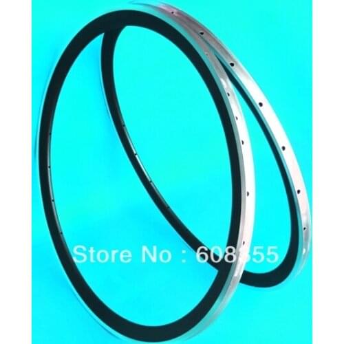 3K carbon Matt road bike 700C wheel rim with Alloy Brake Surface : Clincher Rim 38mm