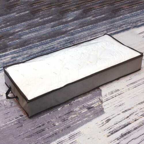 Large Under Bed Quilt Storage Bag Household Moisture Proof Clothes Storage Bag Folding Closet Organizer For Pillow Quilt Blank