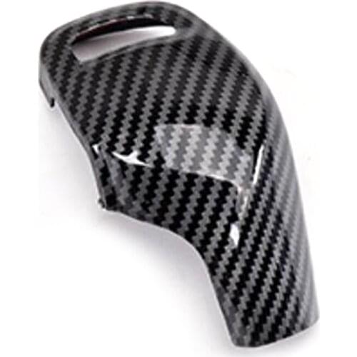 For MG 6 MG6 2020 2021 Carbon Fibre Car Central Control Gear Shift Head Knob Decorative Cover Trim Sticker Accessories