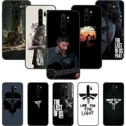 Phone Case For Xiaomi Redmi Note 8 8T 7 7A 9 9S 8A 4 5 Pro Black Cover Coque Tpu Waterproof Fashion Funda The Last of Us 2 Joel