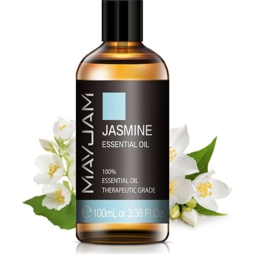 MAYJAM Jasmine Essential Oil Diffuser 100ML Pure Natural Essential Oils Rose Lavender Vanilla Sandalwood Grapefruit Aroma Oil