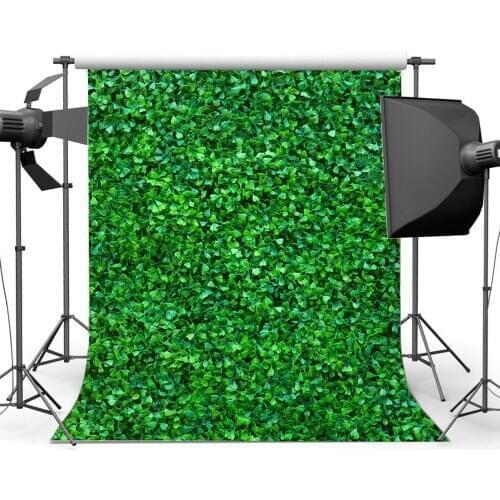 Four Leaf Clover Backdrop Spring Green Grass Meadow Nature Outdoor for Photo Studio Background