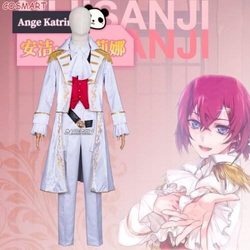 Hololive Vtuber Ange Katrina Ryuu Shen Uniform Cosplay Costume Halloween Carnival Party Outfit Women 2021 NEW
