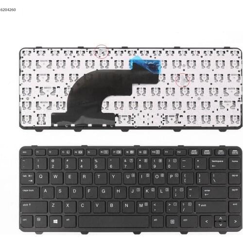 US Layout Replacement Laptop Keyboard for HP PROBOOK 640 G1 645 G1 Notebook BLACK FRAME OEM