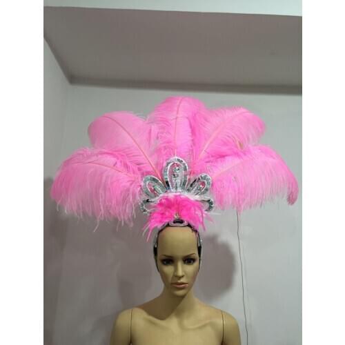 Lo spettacolo di danza copricapo di piume di accessori di abbigliamento La FESTA La Maschera IL Festival