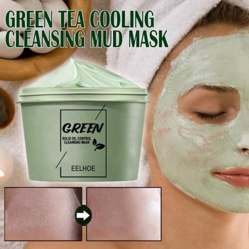 Green Tea Oil Control Acne Clearing Peel Off Mask Cleansing Mask Moisturizing Blackhead And Fine Pores Mud Mask