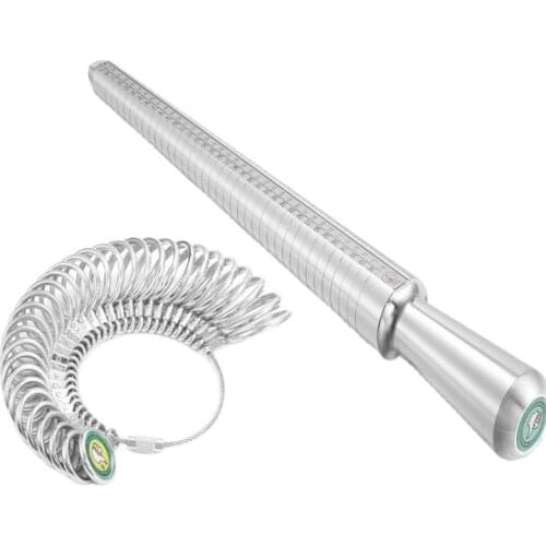 Promotion Jewelry Tools Set American Standard Ring Sizer And Ring Stick Ruler 2pcs/set