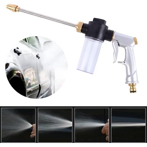 High-Pressure Metal Water Spray Gun Car Washer Cleaner Garden Hose Water Gun Sprinkler Foam Water Gun Garden Hose Spray Gun