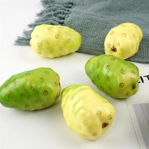 1pc Lifelike Simulation Fruit Creative Decorative Simulated Noni Fake Fruit Photography Prop Home Decor Accessories