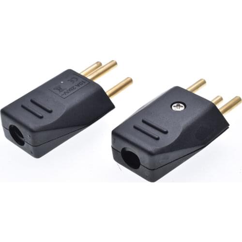 Switzerland wiring plug 10A250V round 3 pins Type J Removable power plug