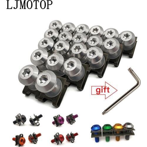 General purpose Motorcycle Fairing Screws Clips Body Spring Bolts For Kawasaki VERSYS 1000 VULCAN/S 650cc Z800/E veRsion