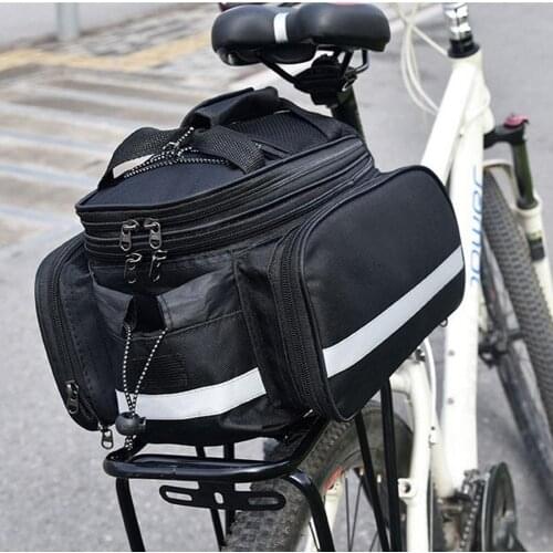Bicycle Bags Large-capacity Waterproof Trunk Seat Bag Mountain Bike Pannier Luggage With Double Side Bag For Cycling Bike Part