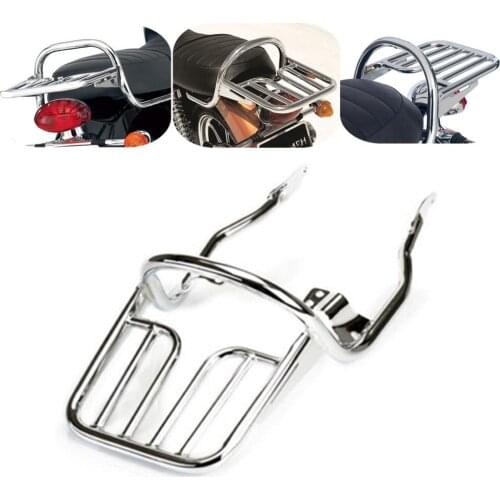 Rear Rack Solo Seat Luggage Holder Saddlebag Support Cargo Shelf Bracket for Triumph Bonneville T100 02-15 Bonneville SE 08-15