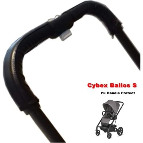 Baby Stroller Armrest For Cybex Balios S Push Bar Pu Protective Case Covers 28x24x12cm Handle Wheelchairs Strollers Accessories